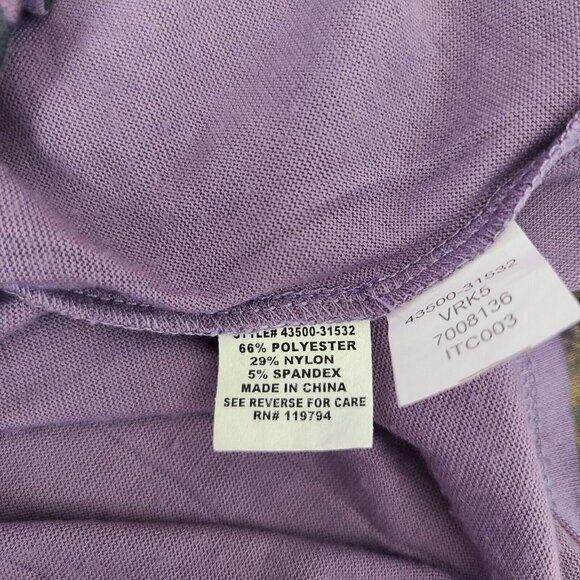 Unity World Wear Women's Shirt Long Sleeve Purple XL - Picture 6 of 7